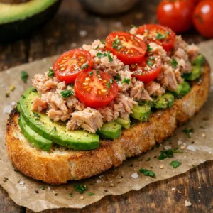 ATUN, AGUACATE Y TOMATE