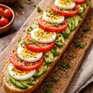 AGUACATE, HUEVO DURO, TOMATE