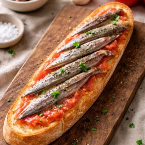 T ANCHOAS CON TOMATE